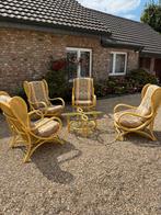 Zware rotan loungeset/ serre fauteuils, Ophalen of Verzenden
