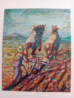 A.H.Gouwe Herman galerie foto Ploegende Paarden, Verzenden
