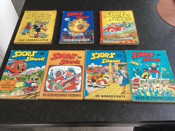 Sjors en Sjimmie - 6 Stripboeken beschikbaar voor biedingen