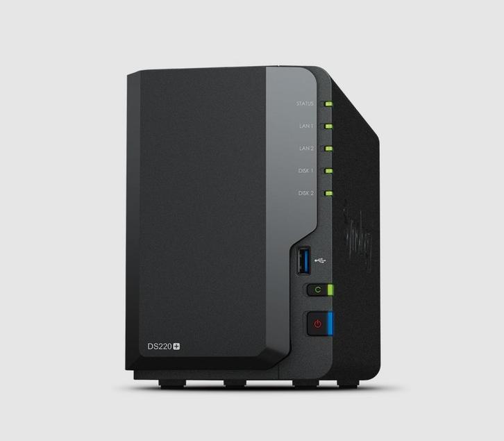 Synology DS220+ NAS, Computers en Software, NAS, Zo goed als nieuw, Ophalen of Verzenden
