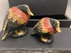 Houten Eenden - Handgemaakt Galerie, Verzamelen, Beelden en Beeldjes, Ophalen of Verzenden, Zo goed als nieuw, Dier