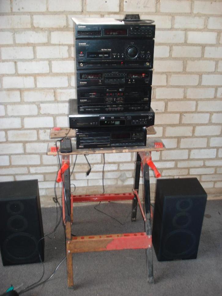stereotoren Pioneer set inc Speakers, Audio, Tv en Foto, Stereo-sets, Gebruikt, Cassettedeck, Cd-speler, Tuner of Radio, Speakers