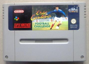 Eric Cantona Football Challenge voor de Super Nintendo beschikbaar voor biedingen