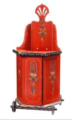 Vintage antieke Hindeloopen kak/kinderstoel.502, Ophalen