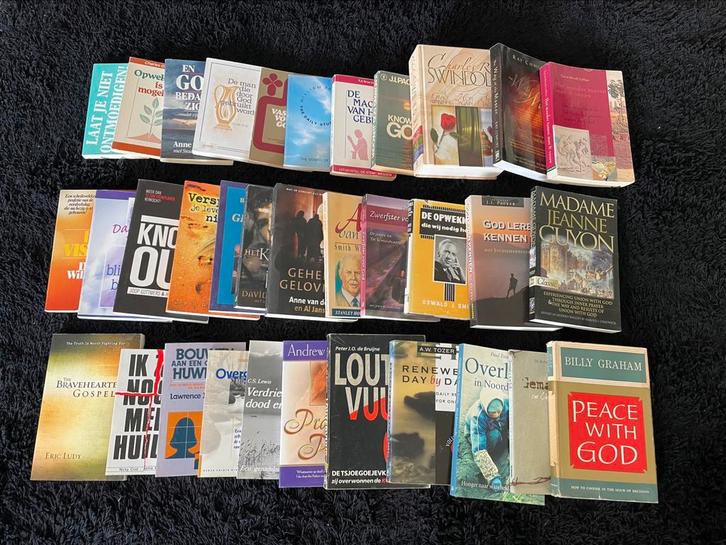 200-300 Christelijke boeken - alles voor 1 prijs!, Boeken, Godsdienst en Theologie, Zo goed als nieuw, Christendom | Protestants