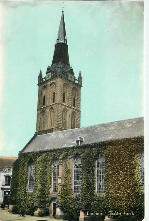 (387-214-025) Lochem Grote Kerk, Verzamelen, Ansichtkaarten | Nederland, Gelderland, Verzenden