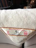 Zuivere schapen Wollen Deken - 142x100cm.., Huis en Inrichting, Slaapkamer | Beddengoed, Eenpersoons, Wit, Nieuw, Ophalen of Verzenden