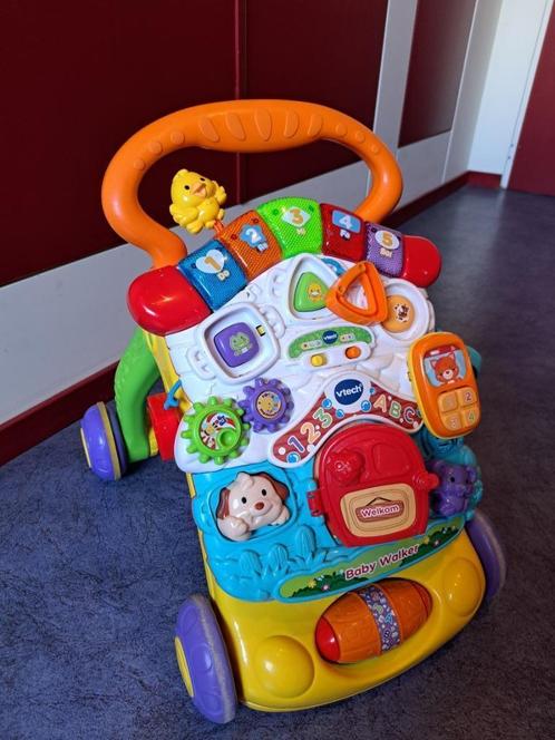 Loopwgentje/loopkarretje met geluid en afneembare 'telefoon', Kinderen en Baby's, Speelgoed | Babyspeelgoed, Zo goed als nieuw