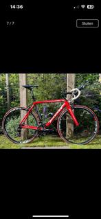 Mooie goede racefiets (italiaans merk), Fietsen en Brommers, Fietsen | Racefietsen, Overige merken, Carbon, Heren, Ophalen of Verzenden