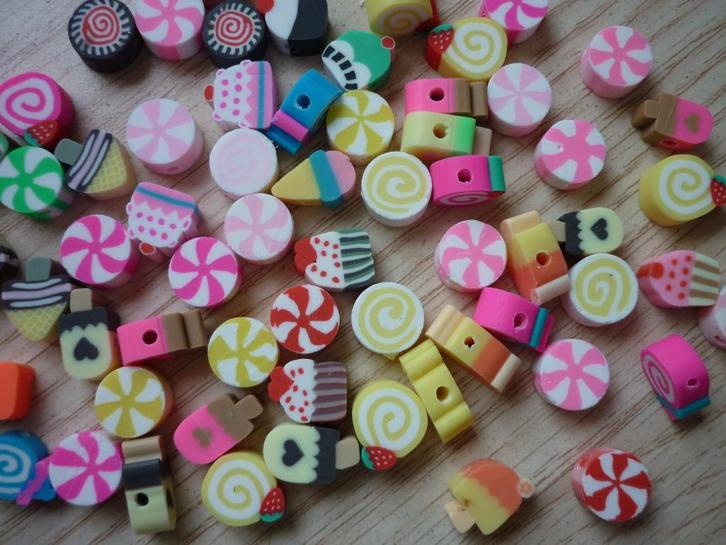 NIEUW!! Polymer clay kinderkraaltjes A1+A2 OPRUIMING, Hobby en Vrije tijd, Kralen en Sieraden maken, Nieuw, Kraal, Ophalen of Verzenden