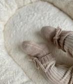 Heerlijke zachte merinowol slofjes 0-9 maanden NIEUW, Verzenden, Zo goed als nieuw, Jongetje of Meisje, Slofjes