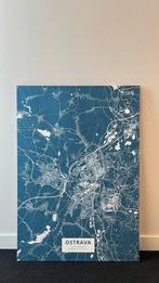 Ostrava, Tsjechië - Grote Canvas Kaart, Nieuw, Ophalen of Verzenden, Print, 75 tot 100 cm