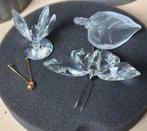 Te koop 2 Swarovski vlinders, Antiek en Kunst, Antiek | Glas en Kristal, Ophalen of Verzenden