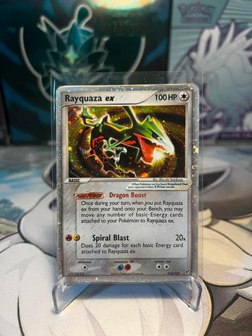 Rayquaza EX 102 Holo Pokemon Kaart beschikbaar voor biedingen