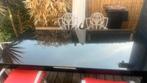 Tafel van zwart glas, Gebruikt, Www.driehoek.nl, Ophalen of Verzenden, Driehoek