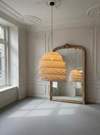 Linnen hanglamp - Ø 65 cm, H 69 cm, Ophalen of Verzenden, Nieuw, Stof, 50 tot 75 cm