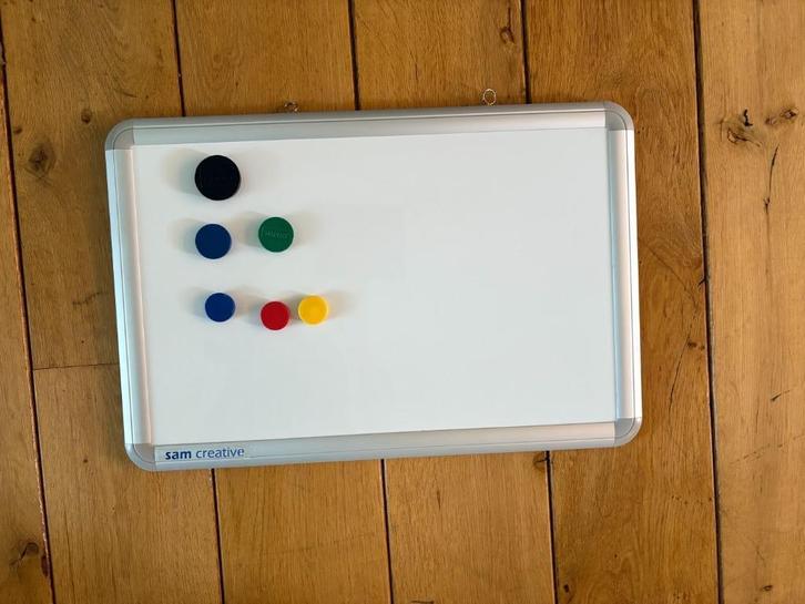 Sam Creative – Magnetisch Whiteboard, Huis en Inrichting, Woonaccessoires | Memoborden, Zo goed als nieuw, Magneetbord, Ophalen of Verzenden
