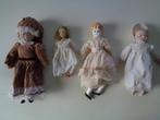 5508-X-2 : 4 poppen met porseleinen gezicht, Verzamelen, Poppen, Ophalen of Verzenden, Zo goed als nieuw, Pop