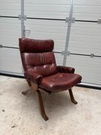 Vintage Deense Fauteuil - Prachtexemplaar!, Huis en Inrichting, Fauteuils, Ophalen, Gebruikt, Hout, 75 tot 100 cm
