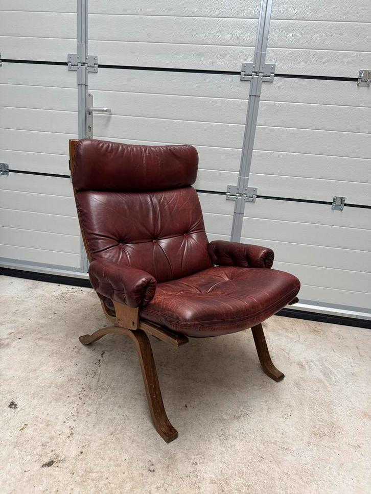 Vintage Deense Fauteuil - Prachtexemplaar!, Huis en Inrichting, Fauteuils, Gebruikt, Hout, 75 tot 100 cm, Ophalen