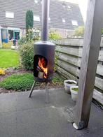 Buiten kachel RVS, Tuin en Terras, Tuinhaarden, Ophalen, Gebruikt