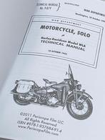 Motorcycle, Solo Harley-Davidson WLA Technical Manual - 1943, Ophalen of Verzenden, Harley-Davidson of Buell