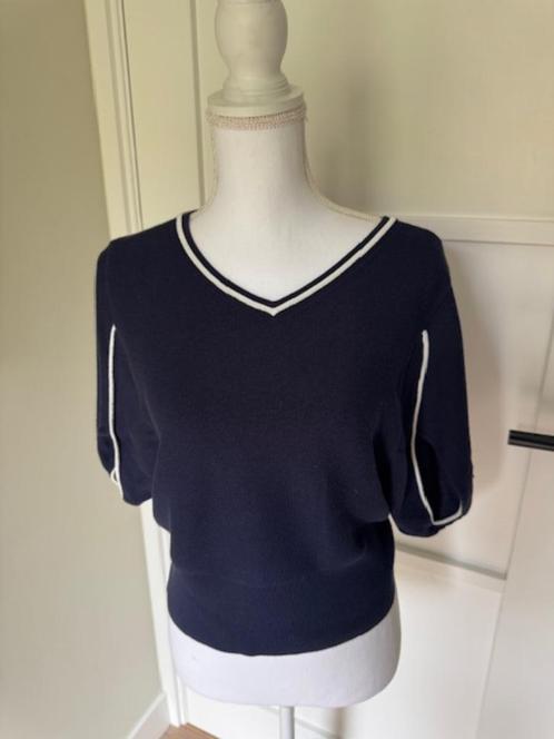 Fijn gebreide top Caroline Biss, Kleding | Dames, Rokken, Zo goed als nieuw, Maat 36 (S), Blauw, Boven de knie, Ophalen of Verzenden