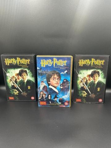 Harry Potter VHS Bundel – 3x Originele Tapes beschikbaar voor biedingen