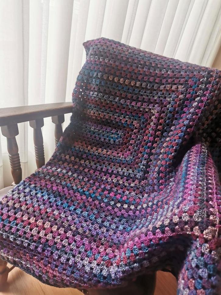 Handgemaakte plaids 115x175, Huis en Inrichting, Woonaccessoires | Plaids en Woondekens, Nieuw, Ophalen of Verzenden