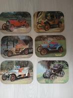 Engelse retro jaren '70 onderzetters Klassieke autos, Ophalen of Verzenden, Huis en Inrichting