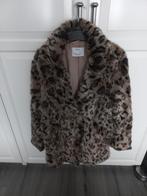 Panter nep bontjas van bershka mt s paar keer gedragen, Bruin, Zo goed als nieuw, Maat 36 (S), Bershka