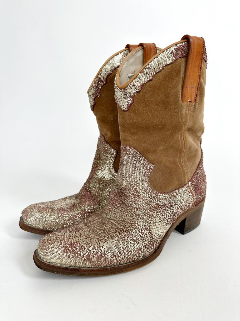 Area Forte cowboy boots western laarzen mt 41, Ophalen of Verzenden, Zo goed als nieuw, Rood