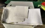 DE WITTE-LIETAER vintage linnen tafelkleed + 8 servet NIEUW!, Huis en Inrichting, Ophalen of Verzenden, Nieuw, Rechthoek