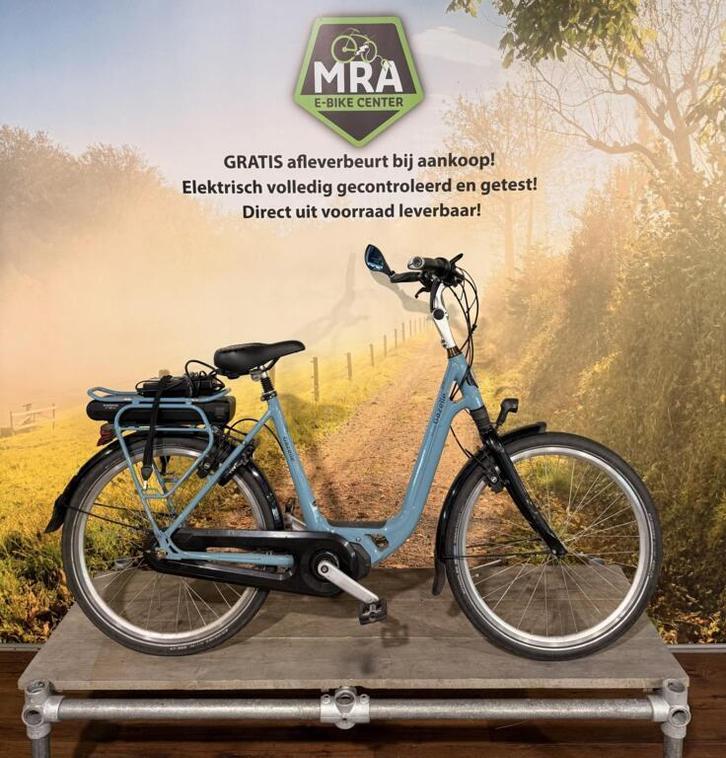 Gazelle elektrische fiets met midden motor en lage instap!, Fietsen en Brommers, Elektrische fietsen, Zo goed als nieuw, Gazelle