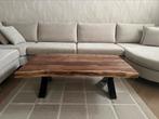 Industrieel houten tafel, Huis en Inrichting, Ophalen, 50 tot 100 cm, 100 tot 150 cm, Zo goed als nieuw