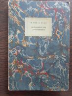 Sophismen en Aphorismen door H Wiegersma  2e druk,, Boeken, Gedichten en Poëzie, Gelezen, Ophalen of Verzenden
