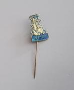 Speldje Dino blauw, Verzamelen, Speldjes, Pins en Buttons, Ophalen of Verzenden, Zo goed als nieuw, Figuurtje, Speldje of Pin