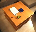 designer salontafel, Huis en Inrichting, Tafels | Salontafels, Ophalen, 50 tot 100 cm, Design, Vierkant