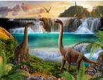 185 Dinosaurus Vlies Fotobehang 350x250cm Nieuw, Ophalen of Verzenden, Nieuw, Wanddecoratie