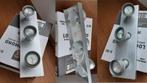Drie spots voor aan plafond, muur of in kast van 150 voor 50, Metaal of Aluminium, Nieuw, Ophalen of Verzenden, Led