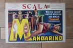 filmaffiche Mandarino 1960 filmposter, Verzamelen, Rechthoekig Liggend, Ophalen of Verzenden, Zo goed als nieuw, A1 t/m A3