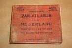 Ten Brink's Zak-Atlasje van Nederland - Circa 1920 !!, Boeken, Atlassen en Landkaarten, Gelezen, Ophalen of Verzenden, Landkaart