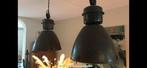 Grote emaille hanglampen 75cm ***** 35 EURO!! Vintage lamp, Ophalen of Verzenden