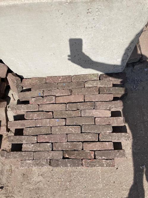 gebruikt oud gebakken waaltjes genuanceerd, Tuin en Terras, Tegels en Klinkers, Gebruikt, Klinkers, Keramiek, 10 m² of meer, Ophalen of Verzenden