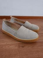 Ecco Crepetray instappers - beige leer- mt 39, Ecco, Ophalen of Verzenden, Gedragen, Instappers