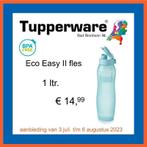 Tupperware ecofles II, 1l , nieuw, Ophalen of Verzenden, Nieuw, Blauw