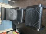 Poang fauteuil leer, Huis en Inrichting, Fauteuils, Ophalen, Zo goed als nieuw, 50 tot 75 cm, Leer