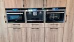 Siemens inbouw koffie-machine, stoomoven en oven/magnetron, Ophalen, Gebruikt, 50 tot 100 cm, Minder dan 100 cm