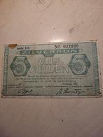 5 Gulden 1944 - Zilverbon DE 022026, Ophalen of Verzenden