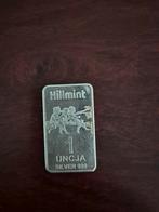 0.999 zilverbaar ounce Hillmint 1 Uncja, Ophalen of Verzenden, Zilver